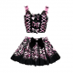 Midnight Cat Top & Skirt Set by Diamond Honey (DH75)